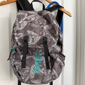 Camelbak Gray Leaf Pattern Backpack